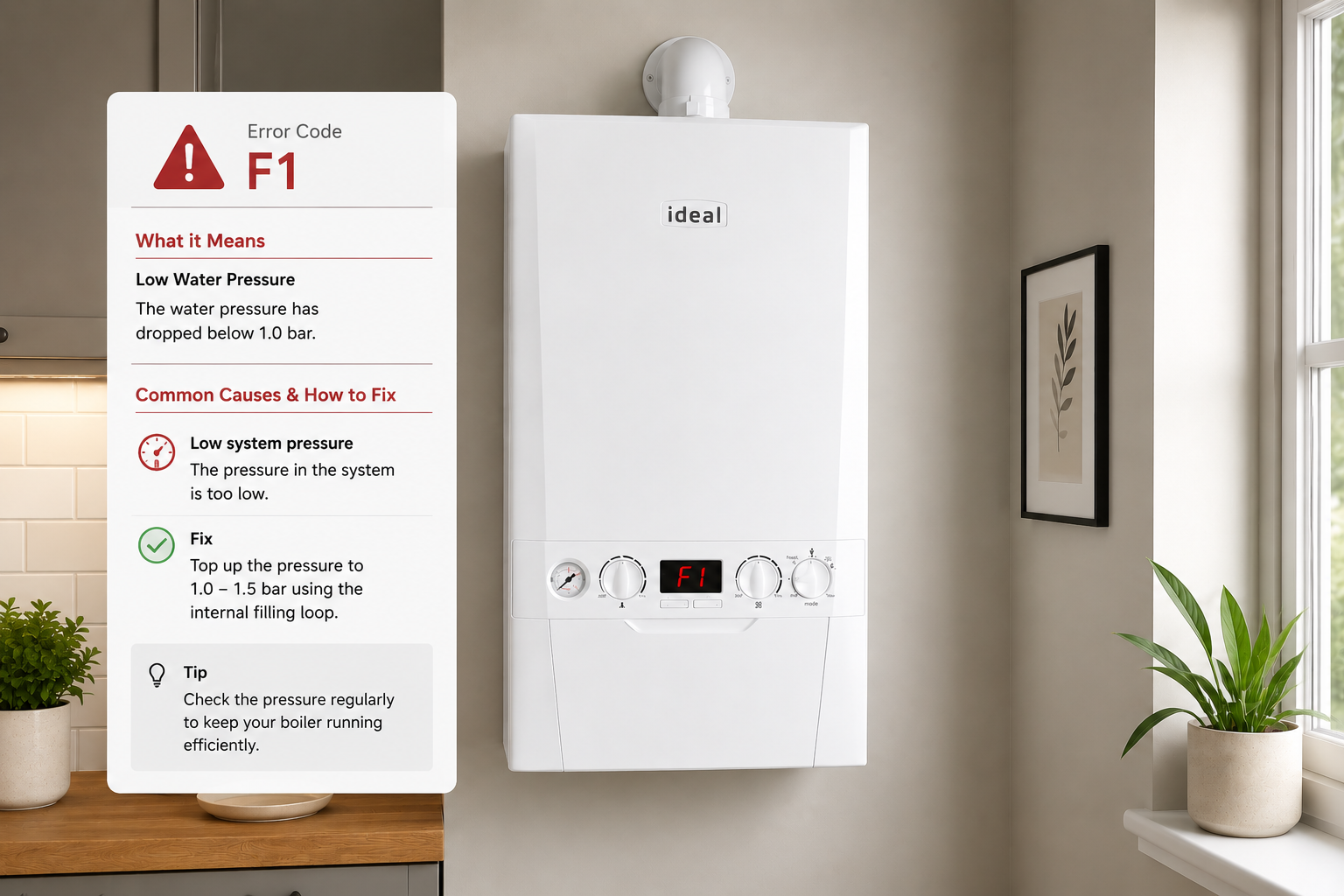 Ideal Boiler Fault Code
